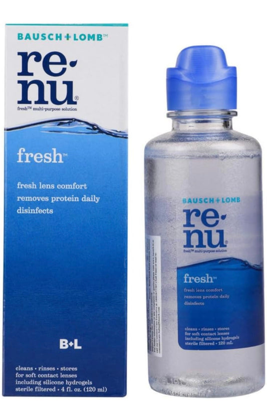 Bausch & Lomb Renu Fresh Multi-Purpose 120ml Contact Lens Solution (Pack of 1)